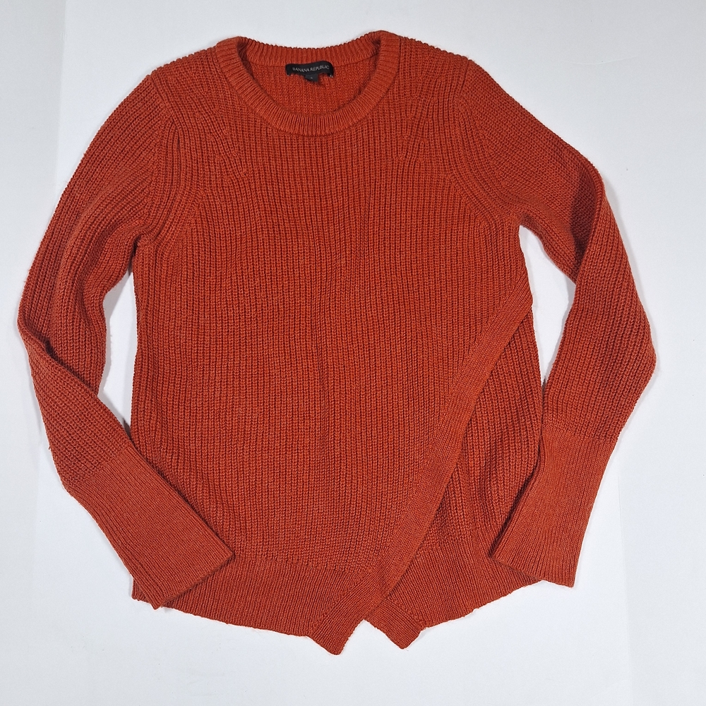 Banana Republic Rust Knit Pullover